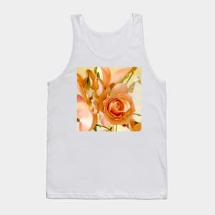 Delicate Tea Rose Tank Top